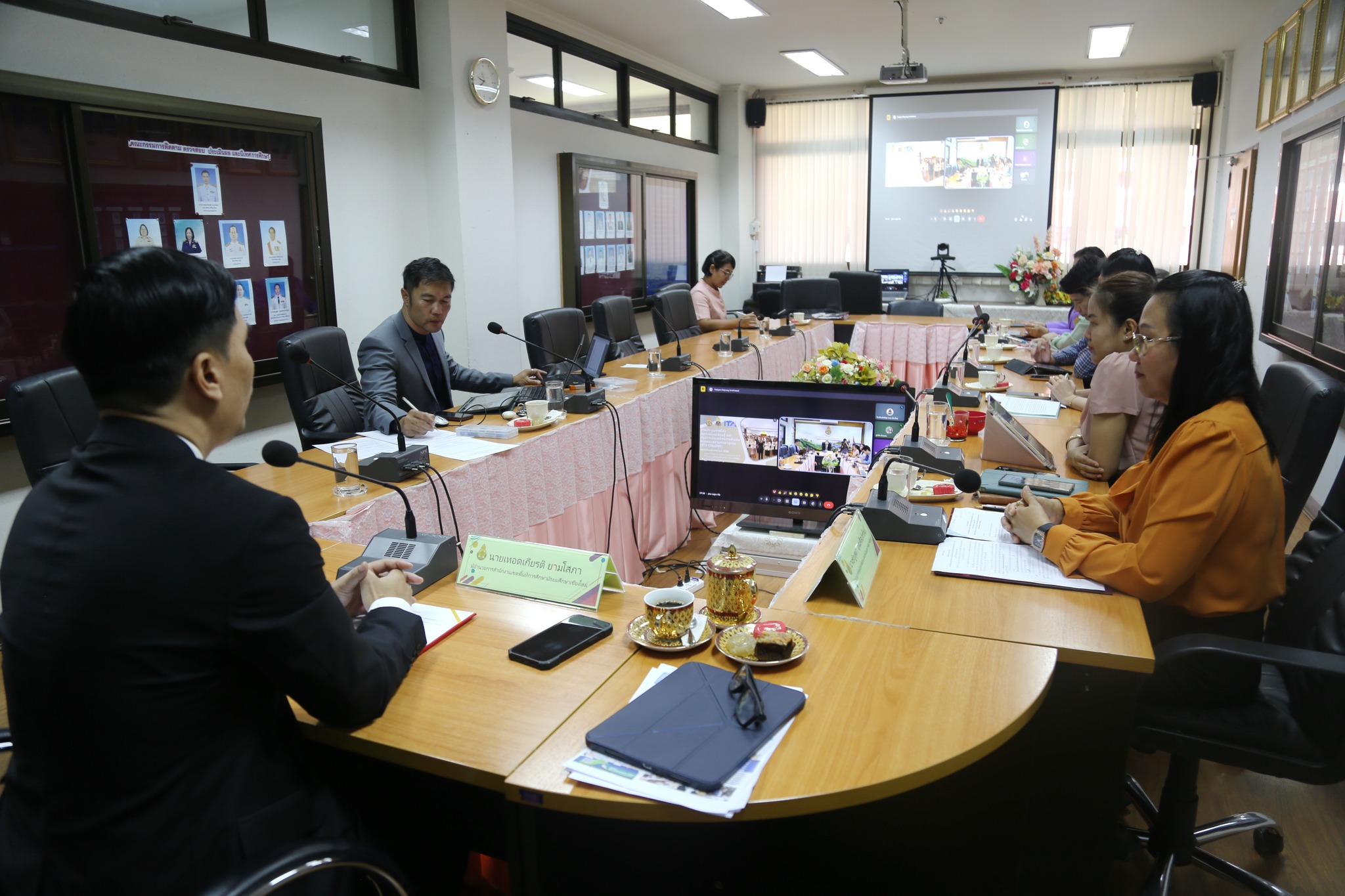 สพม.เชียงใหม่ จัดประชุมทางไกลสรุปผลการขับเคลื่อนกิจกรรมสถานศึกษาสุจริต (ITA Online) ปีงบประมาณ 2568